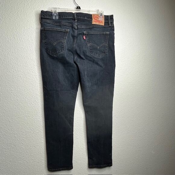 Levi's 511 Dk Wash Jeans Denim Slim Straight Size 34/32 - Picture 2 of 12